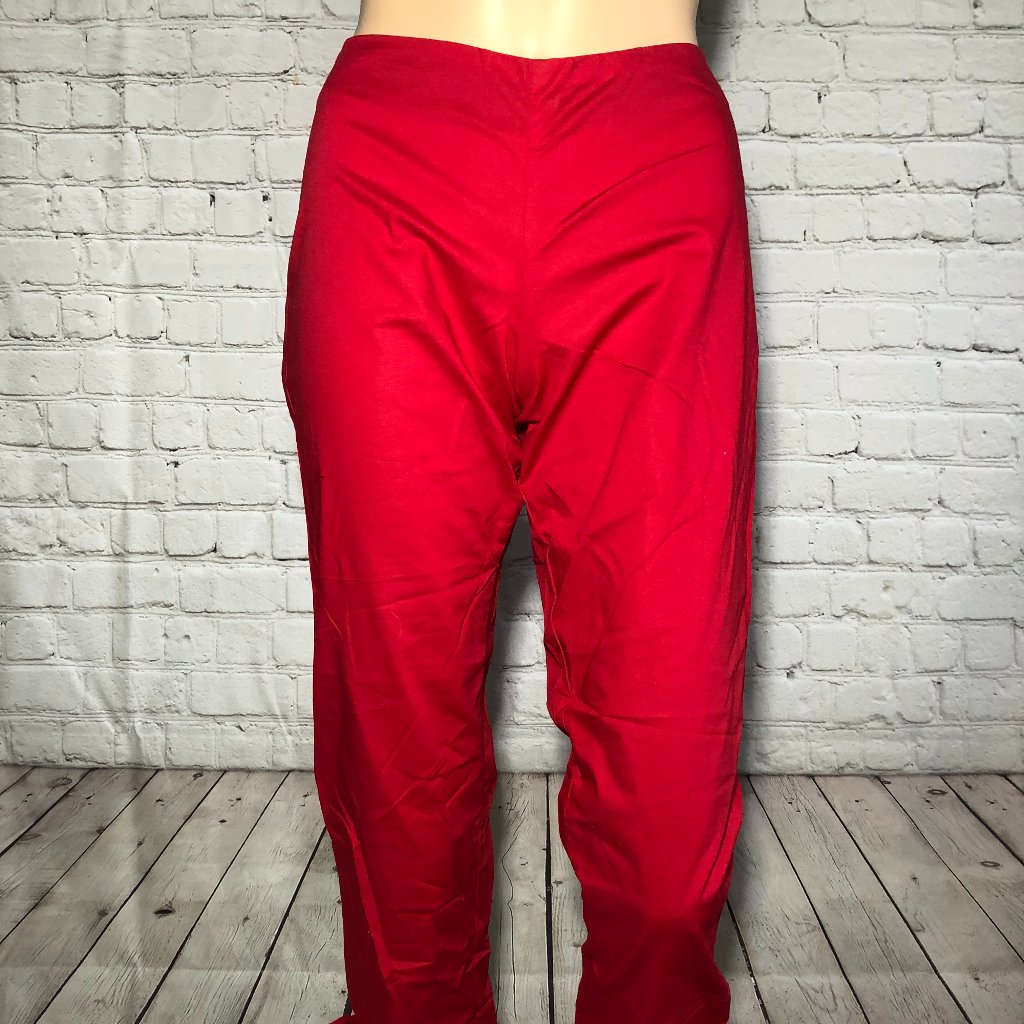 35th  10th New Red Capri Pant WBottom Tie